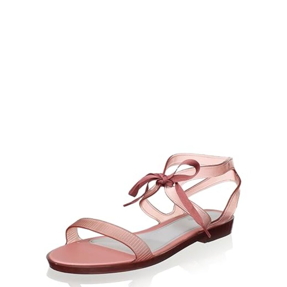 Melissa + Jason Wu Women's Pink Artemis Jelly Slip-On Strappy Sandal Size 9